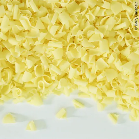 White Chocolate Curls Blossoms